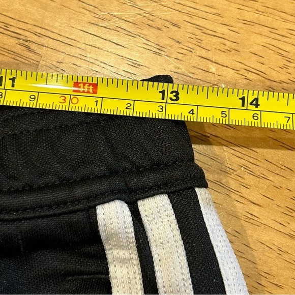 Adidas Black White Polyester Track Jogger Pants S‎ - Picture 11 of 13